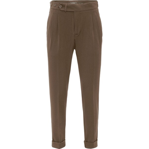 Antioch Nohavice s pukmi tmavohnedá 60684061