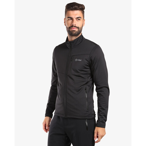 Pánska strečová mikina Kilpi ERIN-M čierna 60220189