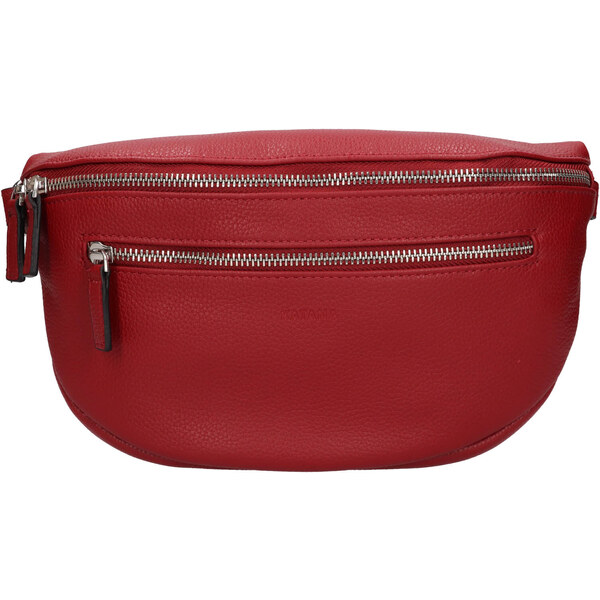 Dámska kožená ľadvinka Katana Berry - červená 60224067