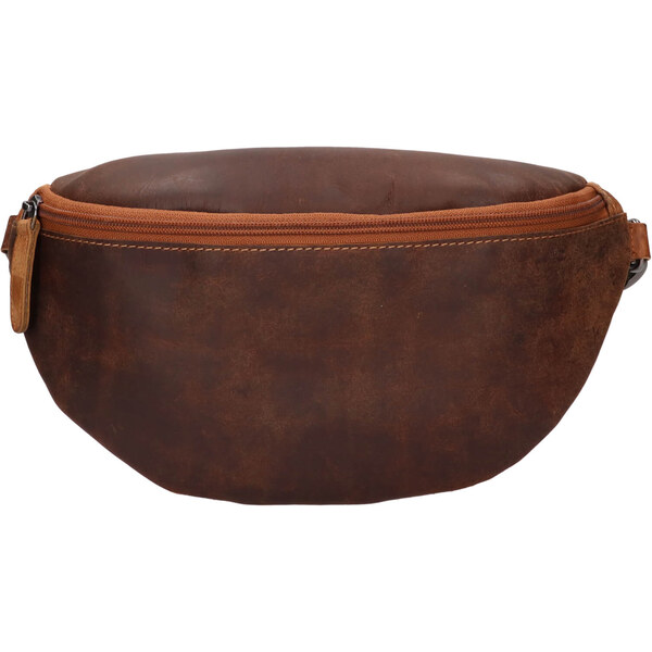 Vintage kožená ľadvinka Greenwood Aste - svetlo hnedá 60224072