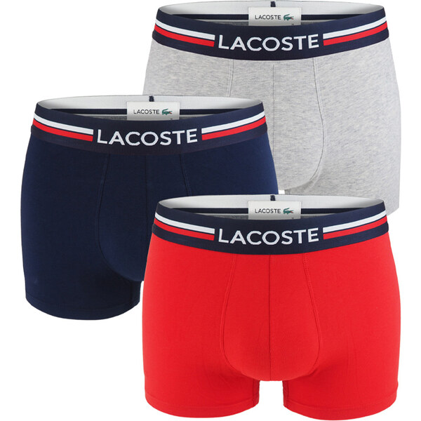LACOSTE - Lacoste iconic cotton stretch solid color boxerky 24105771