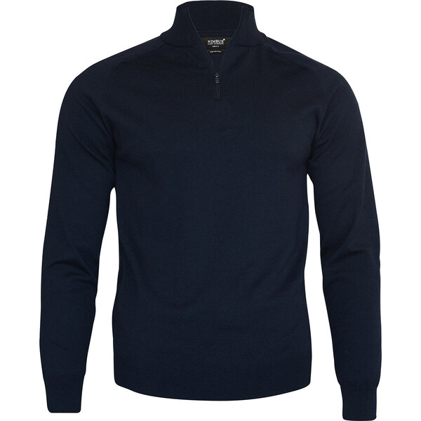 Pánsky bavlnený sveter so zipsom do 1/4 Brighton Nimbus 62679125