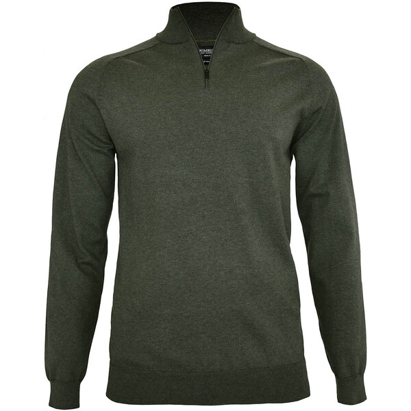 Pánsky bavlnený sveter so zipsom do 1/4 Brighton Nimbus 62679126