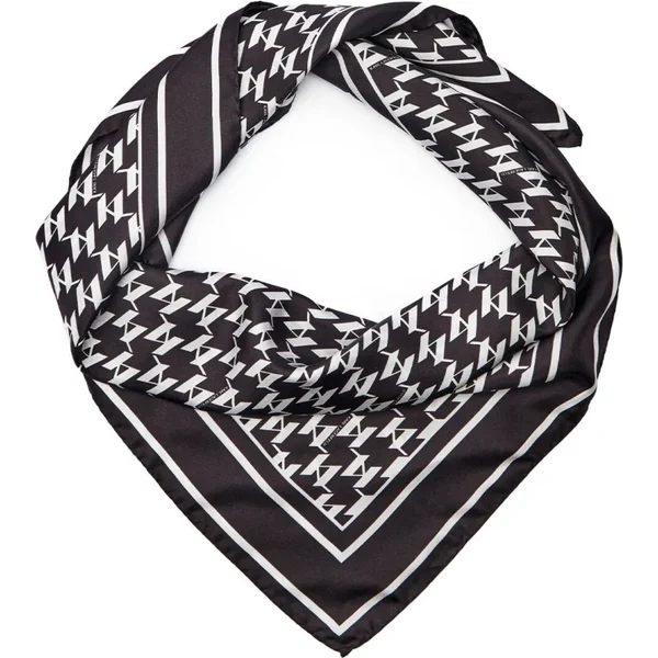 Karl Lagerfeld Hodvábna šatka k/monogram 62337888