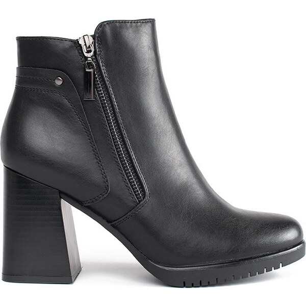 BASIC Čierne dámske členkové topánky na stĺpiku Sergio Leone BT323B 56896611