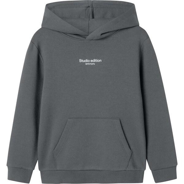 NAME IT Mikina NKMBrody tmavosivá / biela 60252638