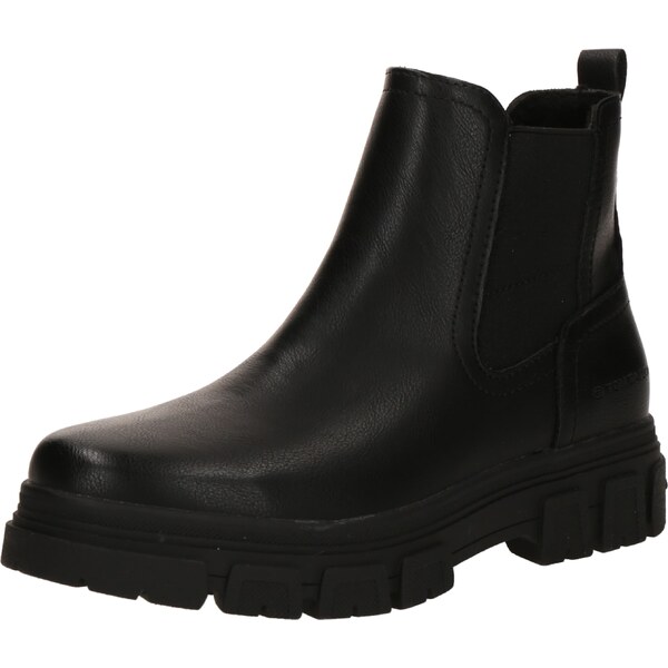 TOM TAILOR Členkové čižmy čierna 60252887