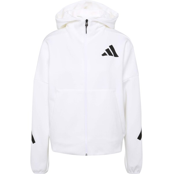 ADIDAS SPORTSWEAR Športová mikina so zipsom Z.N.E. čierna / biela 60252417