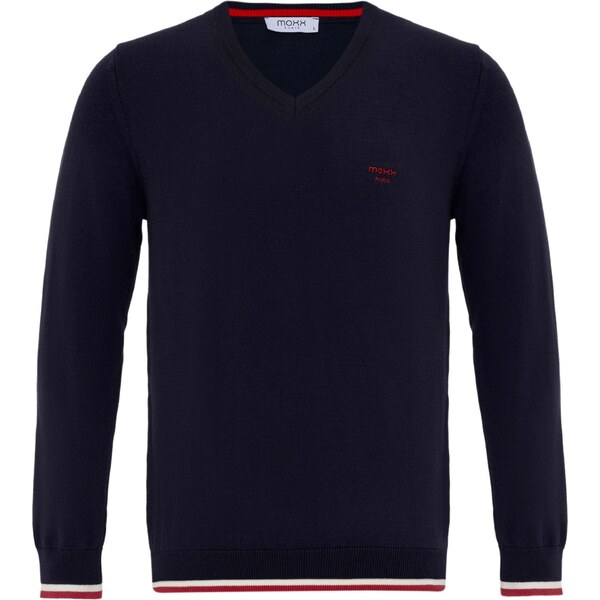 Moxx Paris Sveter červená / čierna / biela 60683949