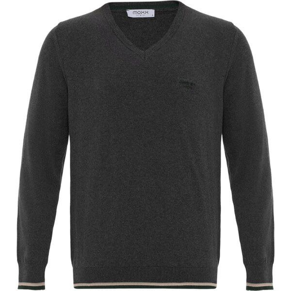 Moxx Paris Sveter sivá / čierna 60683952