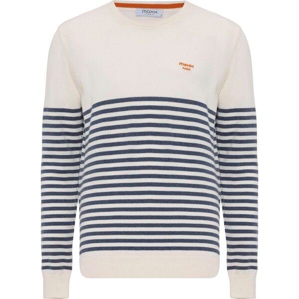 Moxx Paris Sveter nebielená / námornícka modrá / oranžová 61944598