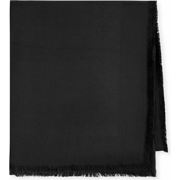 Čierny luxusný šál s monogramom Wittchen 99-7D-002-1 60270563