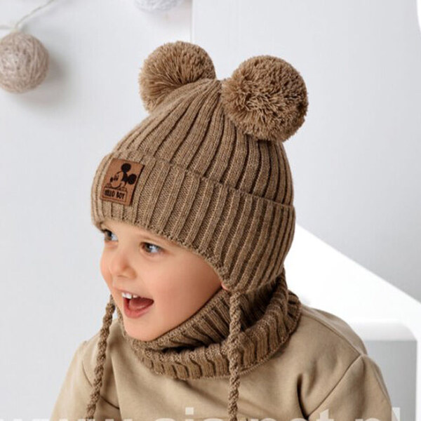 Zimná čiapka a tunel AJS Hello Mickey Boy 66799188