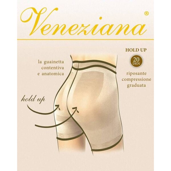 Veneziana Sťahovacie pančuchy formujúce zadok Hold Up 20 DEN-s, Farba 34095735