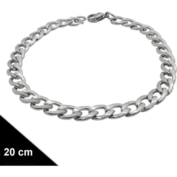 CITY STORM Náramok z chirurgickej ocele strieborný - Zenith 20 cm 66888941