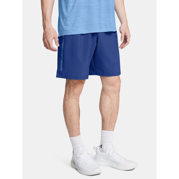 Mens shorts Under Armour UA Tech Woven Wordmark Short-BLU - Mens 66887793