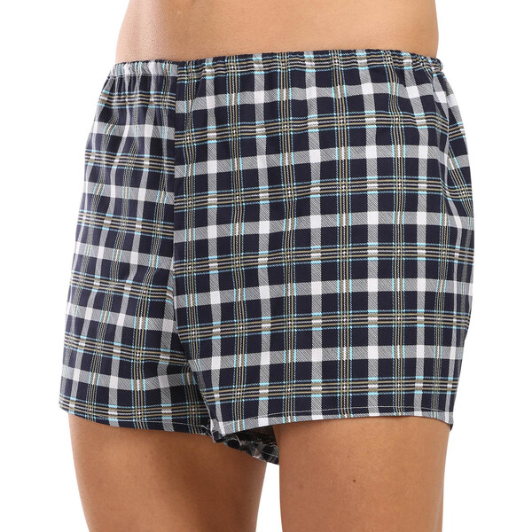 Klasické pánske trenky Foltýn viacfarebné kocky (K58) 60305854