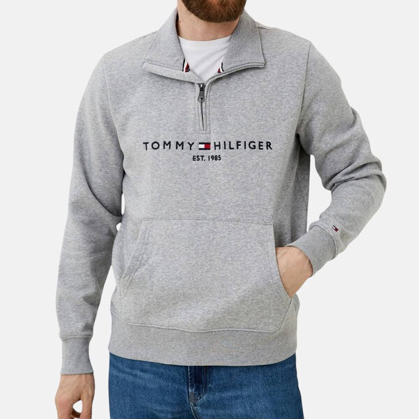 Pánská šedá mikina Tommy Hilfiger 39658 60322877
