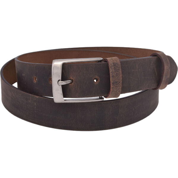 Mercucio Pánsky kožený opasok 747-40-28 tmavý tan hunter hladký pracka 64508235