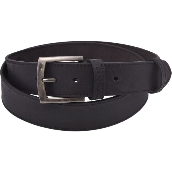 Mercucio Pánsky kožený opasok 747-40-29 čierny hunter šitý pracka 64508236