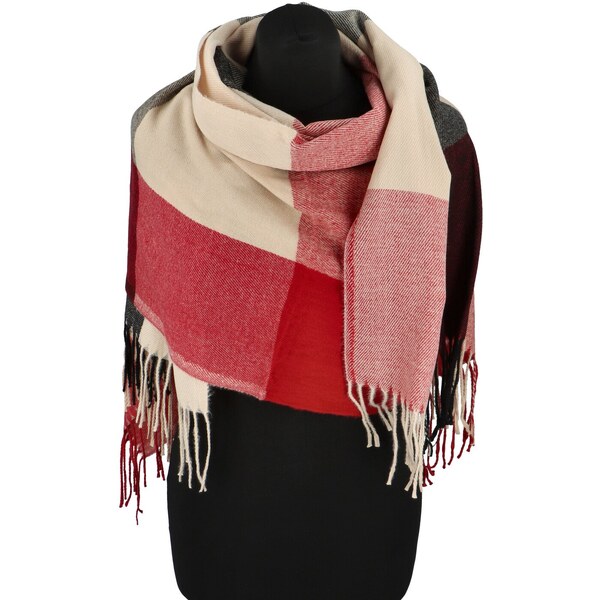 Dámsky šál červený - Firenze Leylani červená 60393932