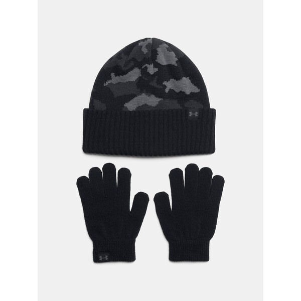 Boys cap Under Armour B Beanie/Glove Combo-BLK - Boys 64784874