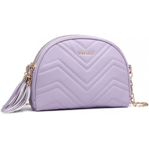 Konofactory Fialová okrúhla crossbody kabelka Moonlight 60349844