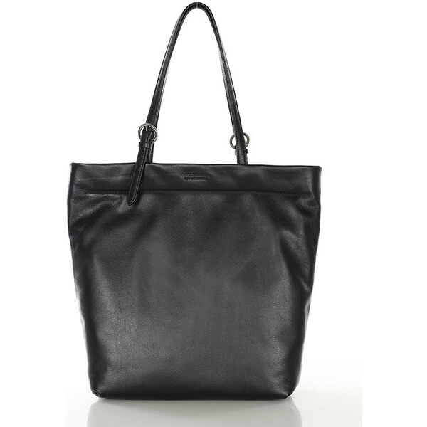 MARCO MAZZINI Prémiová shopper taška z mäkkej kože | čierna G12399a 60350000
