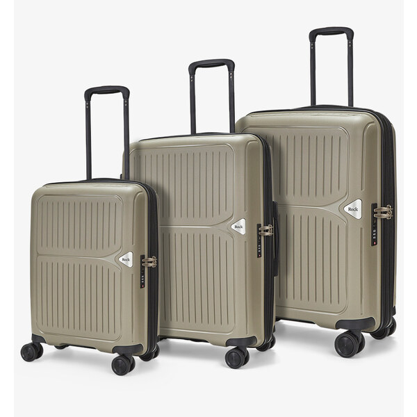 Sada cestovných kufrů ROCK Vancouver PP - béžová 62193620