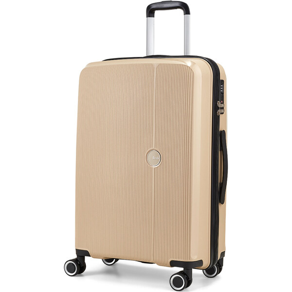 cestovný kufr ROCK Hudson TR-0267/3-M PP - champagne 64732656