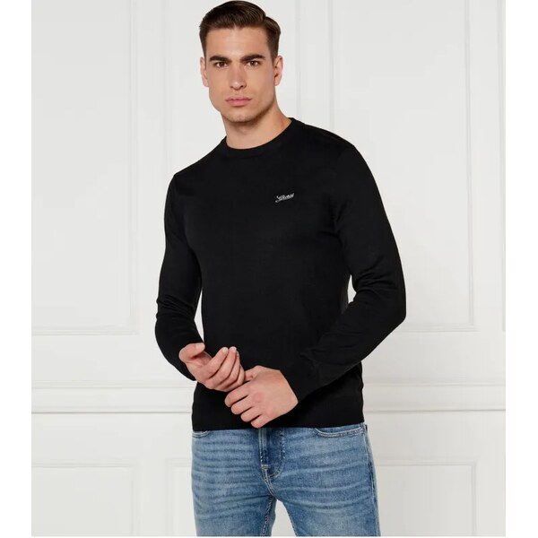 GUESS Sveter DANIEL | Regular Fit | s prímesou hodvábu 62400039