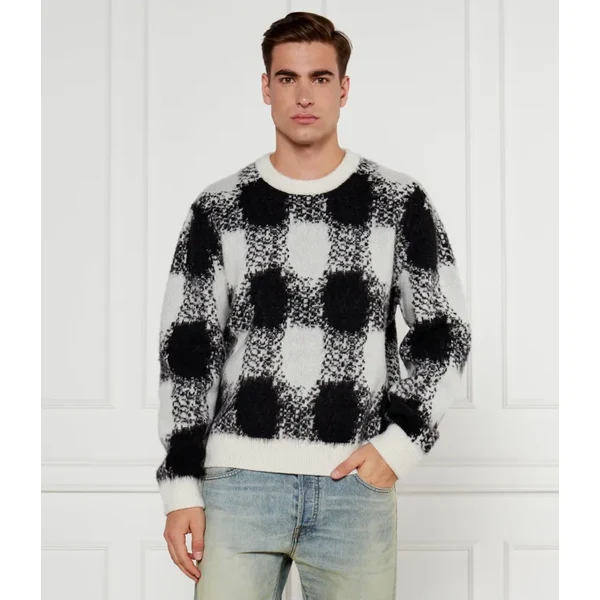 HUGO Sveter Shequer | Oversize fit | s prímesou vlny 60350312