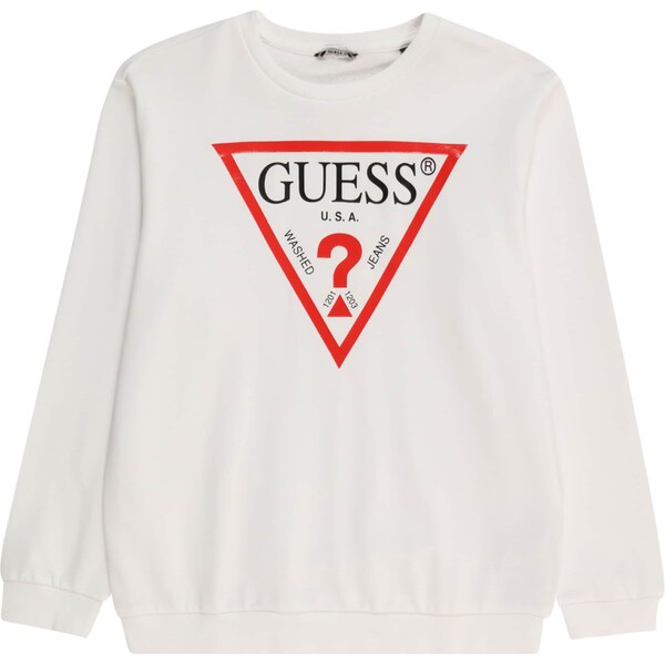 GUESS Mikina červená / čierna / biela 60356633