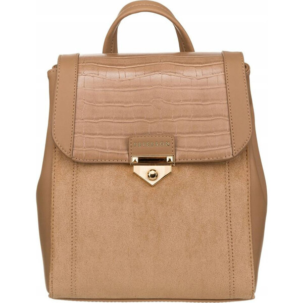 Peterson Tmavobéžový štýlový batoh PTN PLEC-ALE-1 52673150