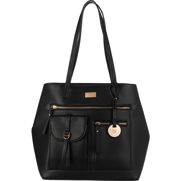 Peterson Čierna shopper kabelka [DH] PTN TOR-ALE-4 47338496