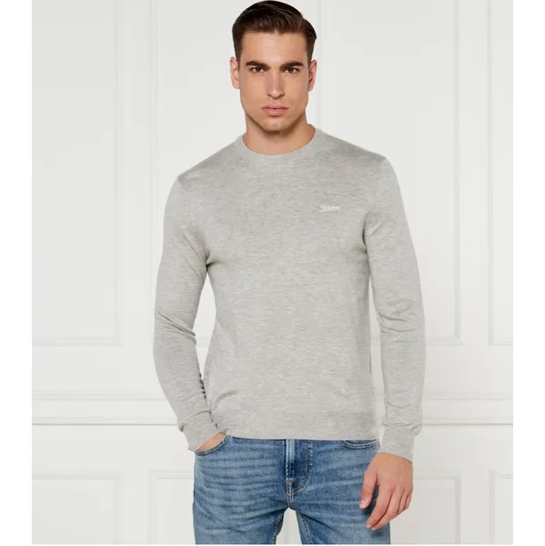 GUESS Sveter DANIEL | Regular Fit | s prímesou hodvábu 60355621