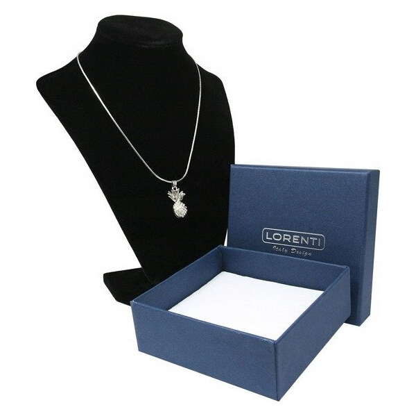 Strieborný náhrdelník s príveskom ananásu LORENTI 19 19 SILVER 11880011