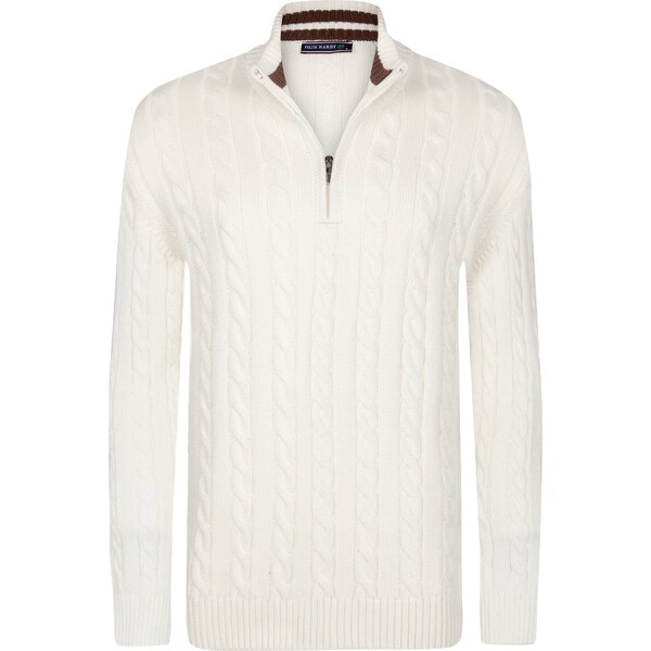 Felix Hardy Sveter biela ako vlna 65664117