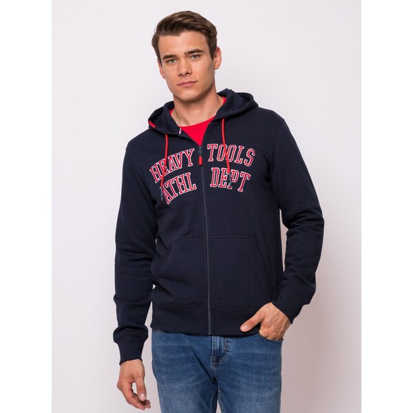 Heavytools Pánske Bavlnené mikiny STAMP 67188089