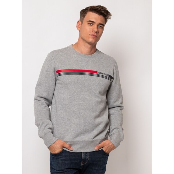 Heavytools Pánske Bavlnené mikiny DAMAGE 67187866