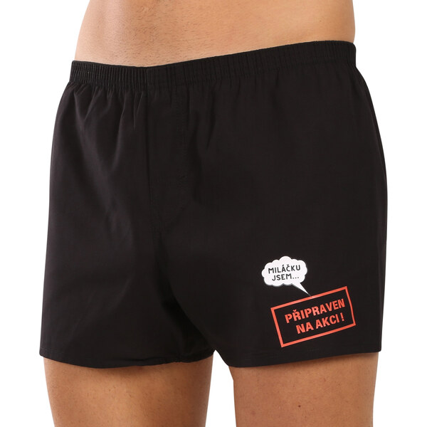 Pánske trenky Nedeto Pripravený na akciu (1NTF5) 60380730