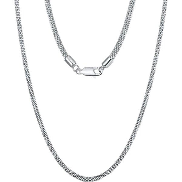 MAJYA Strieborná retiazka PAOLO 45 cm | šírka 3 mm 11268 64582290