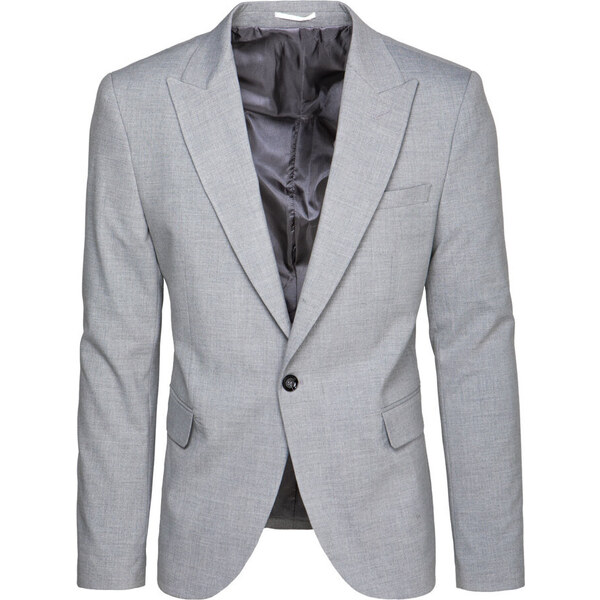 BASIC Svetlosivé pánske sako MX0618 60382004