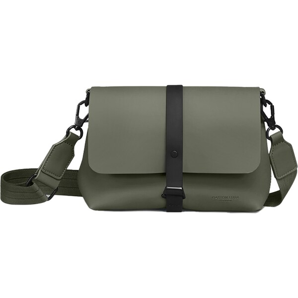 Gaston Luga Taška cez rameno Spläsh tmavozelená / čierna 56425327