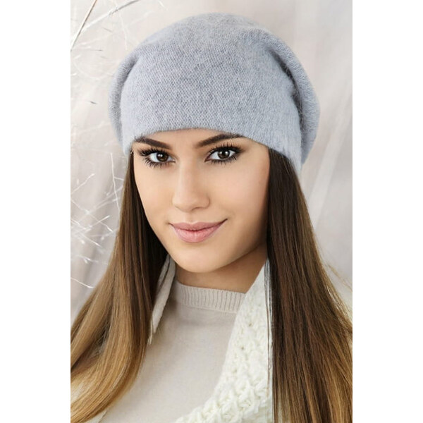 Kamea Šedá módna dámska baretka Cleo, Farba šedá 60392796