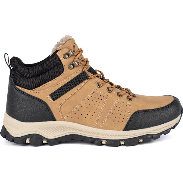 BASIC Pánske hnedé zateplené topánky VOP22D60-2-C-M 60418927