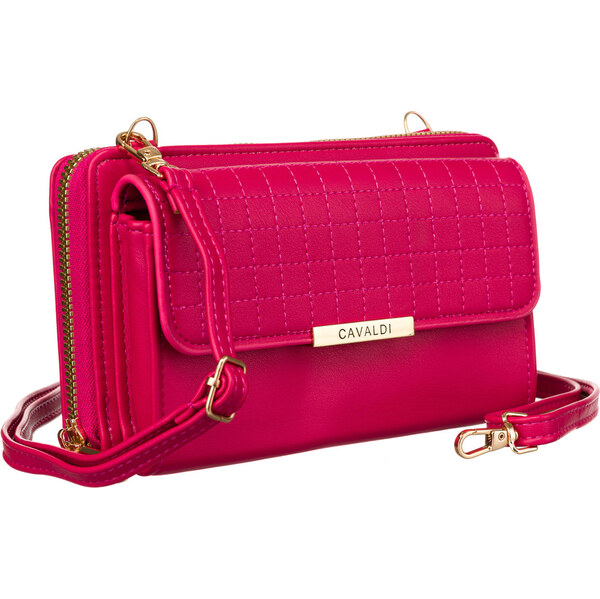 Elegantná mini peňaženka s dlhým odnímateľným popruhom - 4U Cavaldi 66065815