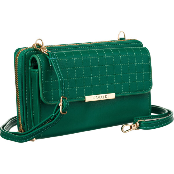 Elegantná mini peňaženka s dlhým odnímateľným popruhom - 4U Cavaldi 66065814