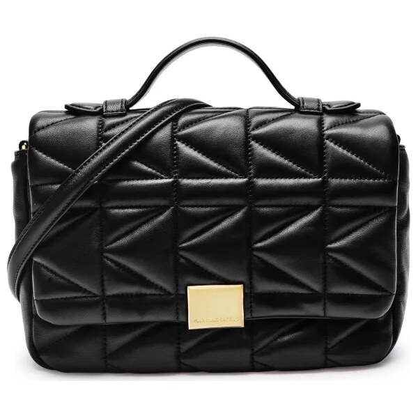 Karl Lagerfeld Kožená kabelka na rameno k/kuilt 62337867