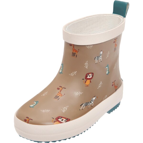 PLAYSHOES Gumáky Wildtiere modrozelená / gaštanová / brokátová / 60398602